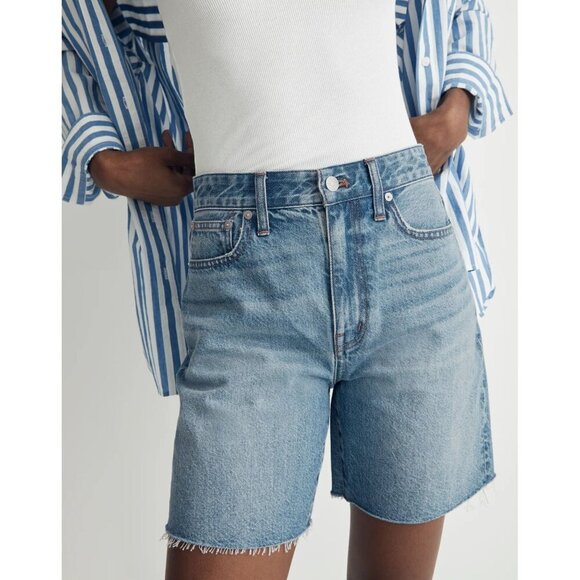 Madewell Pants - Madewell Rigid Baggy Jean Shorts Size 31 - 2900